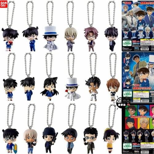 BANDAI Gashapon Detective Conan Charm 2018 Kidd 2019 Amuro Toru Jimmy Kudo Rachel Moore Anime Toy Pendant