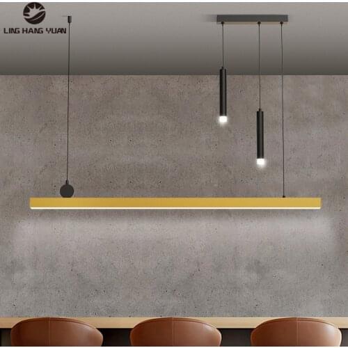 Modern Led Pendant Light Luminaires 120cm 100cm Hanging Lamp Chandelier Pendant Lamp for Dining room Kitchen Living room Bedroom