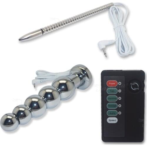 Electro Shock Urethral Sounding Catheters Anal Butt Plug Medical Themed Prostate Massage Sex Products Adult Sex Toys For Men