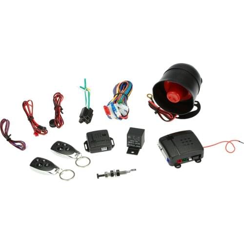 Universal Car Alarm Auto Vehicle Security System Burglar Alarm Protection with Anti-theft System 2 Keychain Remote for Starline