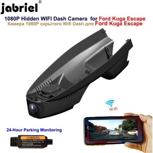Jabriel Hidden 1080P Wifi dash camera car dvr Car Camera for Ford Kuga Escape 2008 2009 2010 2013 2014 2015 2016 2017 2018 2019