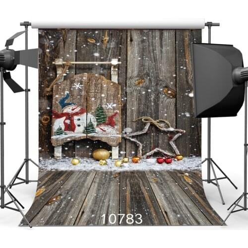 Wooden Plank Christmas Photography Backdrops Photo Background 3D Vinyl Cloth Backdrops for Photo Studio Photo Shoot Photophone