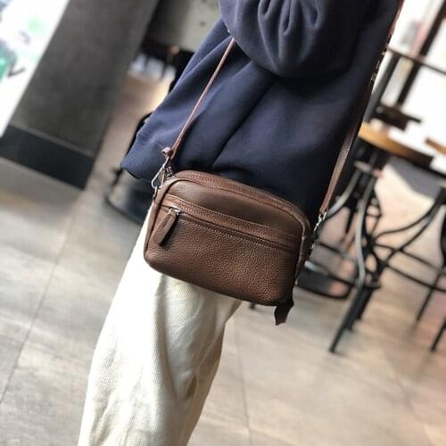 Retro Han Edition Head Layer Cowhide Leather Women Bag Soft Cowhide Luxury Handbag Versatile Fashion Tide Shoulder Bags