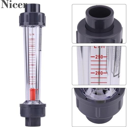 1PCS Plastic Tube Type 25-250L/H Instantaneous Water Flow Meter Flowmeter For Testing The Instantaneous Flow Liquid Tools