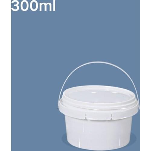 Food Grade 350ML Clear Plastic Box with Lid Portable storage Container for sugar Food sauce dressings 10PCS/lot