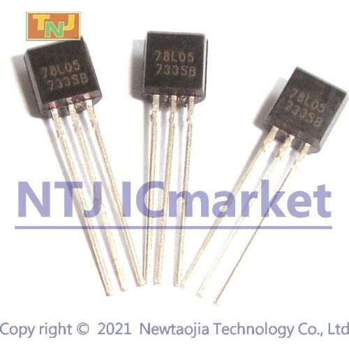 100 PCS 78L05 TO-92 LM78L05ACZ LM78L05 L78L05 5V 100MA Encapsulated Transistors