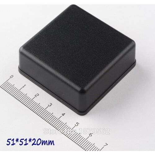 [2 colors] 51*51*20mm small diy cases plastic instrument box for electronics project box abs outlet junction switch DIY box