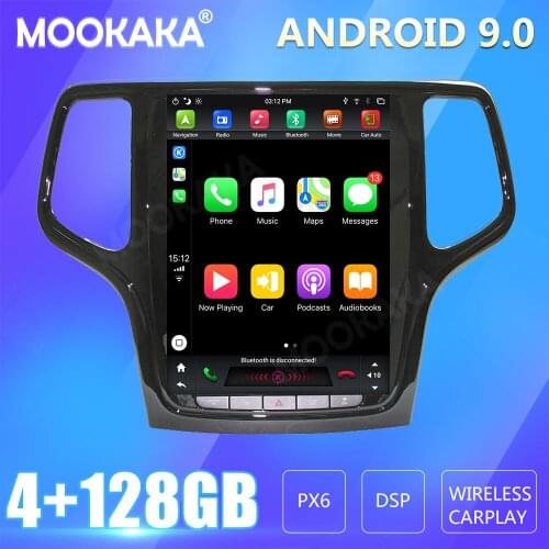 For JEEP Grand Cherokee 2010-2019 Car Radio Screen GPS Navigation 128GB Android CARPLAY Multimedia Player Audio