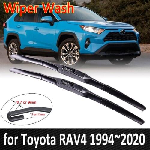 Car Wipers Blade for Toyota RAV4 1994~2020 2000 2006 2012 2013 2018 XA10 XA20 XA30 XA40 XA50 RAV 4 Windshield Wipers Accessories