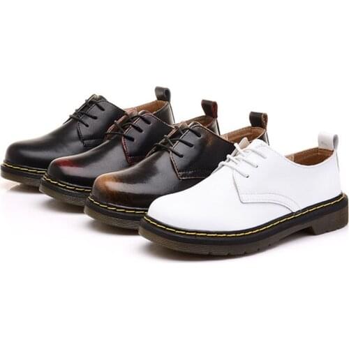 LCIZRONG Split Leather Boots Women Retro Couple Flat Shoes Female Top Quality Big Size 35-42 Boots Ladies Motorcycle Botas Mujer