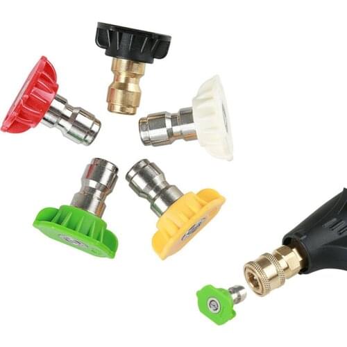 5-Color Quick Connector Nozzle Cleaning Machine High Pressure Gun Head 1/4 Quick-release Water Sprinkler Washing Machine Nozzle