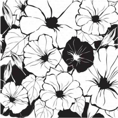 Flower Clear Stamp Or stamp for DIY Scrapbooking/Card Making/Kids Fun Decoration Supplies A072