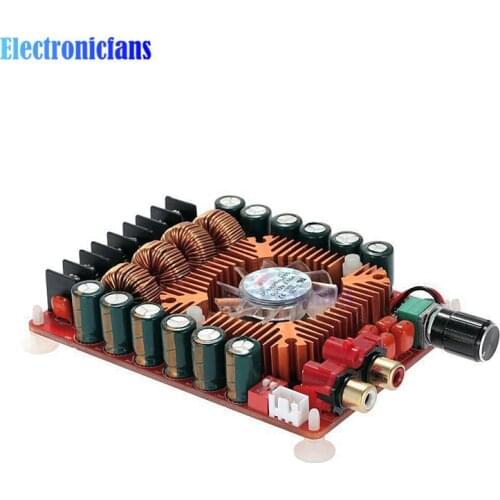 TDA7498E 2X160W Dual Channel Audio Amplifier Board, Support BTL Mode Single Channel DC 24V Digital Stereo Power Amp Module