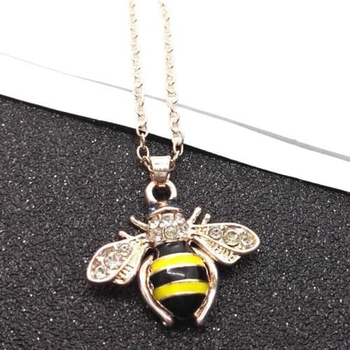 Flyleaf Alloy Cute Bees Necklaces & Pendants For Women High Quality Lady