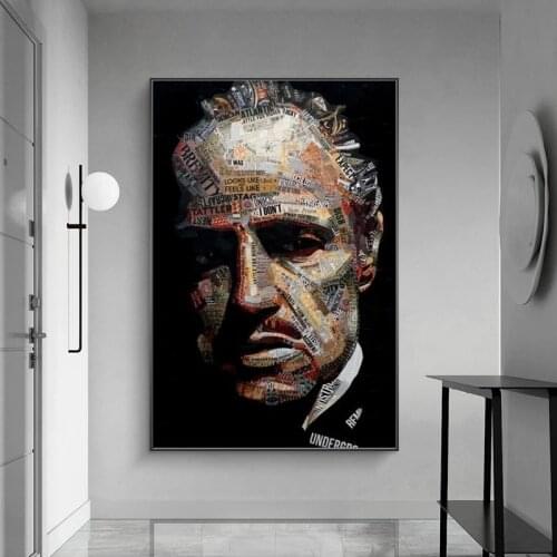 Canvas Paintings on The Wall Nordic Art Pictures Home Decor Godfather Modern Canvas Art Posters and Prints Godfather Abstract