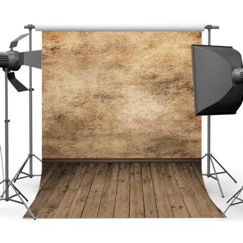 MOCSICKARetro Old Master Wall Backdrop for Photographer Wood Floor Background for Children Photographic CM-5346