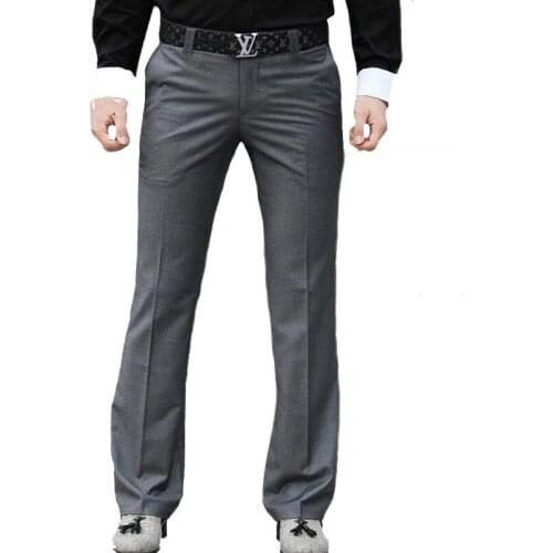 Flared pants mens flared pants formal pants white dance suit size 37 2021 new suit pants