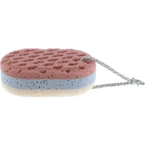 Soft Large Hole Shower Sponge for Beauty Bathing Body Wash Back Body Scrubber Women Men