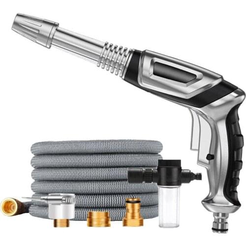 New High Pressure Washer Car Wash Foam Pot Water Gun Flexible Magic Expandable Garden Hose Watering Plastic Pipe Cleaning Tool