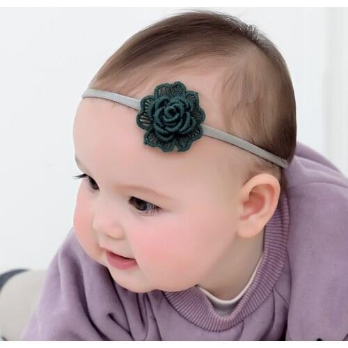 3pcs/lot Rose Flower Headband Headwear Girls Hair Hoop Headwear Accessories Hairband for Children Hair Hoop Accessories Baby