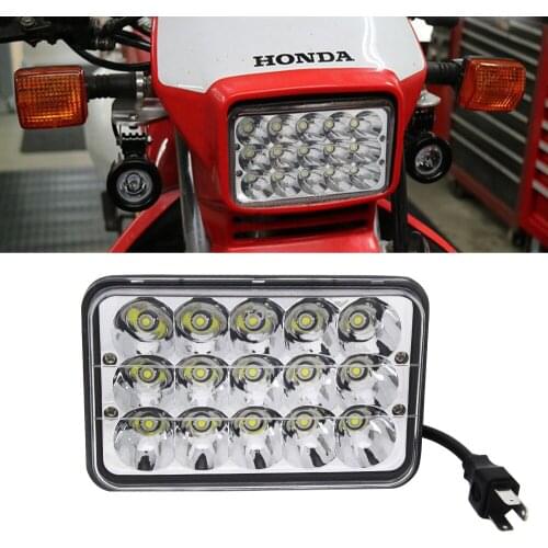 1PCS 4X6" LED Headlight Lamp Conversion For Honda XR250 XR400 XR650 & Suzuki DRZ replacement H4651 H4652 H4656 H4666 H6545