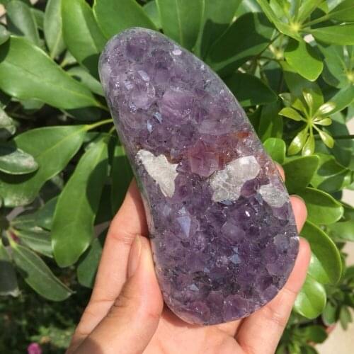Raw Natural amethyst quartz Crystal gemstone meditation reiki healing crystal cluster specimen home decoration Brazil
