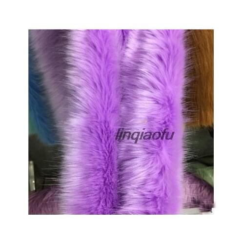 High imitation fox plush fabric Faux fox fur collar hair ball plush,,170cm*90cm(one yard)/ pcs