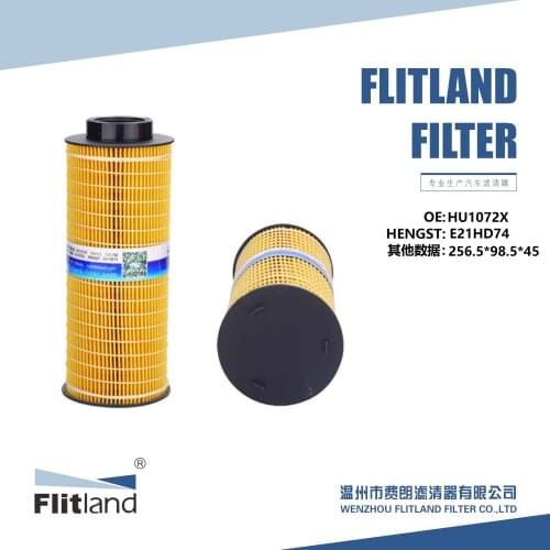 High Quality Heavy Truck Engine Oil Filter Element OE NO 1873014 HU1072X use for SCANIA truck FL-J256