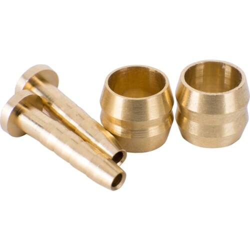 ZTTO 10 Sets MTB Bicycle Connector Insert And Olive Set For Mountain Bike Parts BH59 Hydraulic Disc Brake Hose Bike Parts