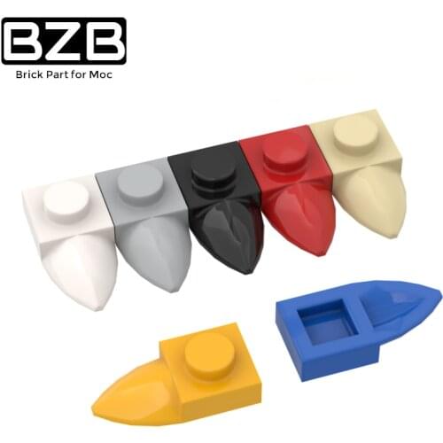 10PCS BZB MOC 49668 1x1 Sharp Corner Board High-tech Building Block Model Technical Brick Parts Kids DIY Toys Best Gifts