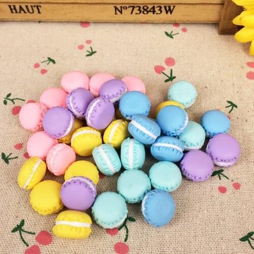 10 Pieces Clay Miniature Food Artificial Fake Cake DIY Embellishment Accessories Scrapbooking Decoration Craft Making:15mm