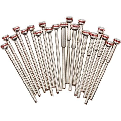 10pcs Dental Holding needle Polished shaft Polishing Shank Mandrel Burs Rotary Tool For Polisher Machine Cutting Dental Material