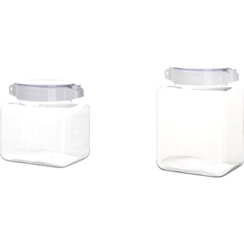 Cereal Dispenser Food Dispensers Storage Containers Kitchen Storage Keeper with Lid,Sealed Cans Kitchen Storage ,2 Pcs