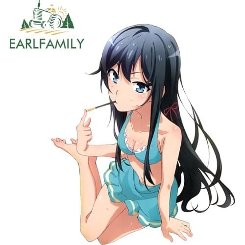 EARLFAMILY 13cm x 12.7cm for Yukino Yukinoshita Corporation Snowboard Car Sticker Vinyl Car Wrap DIY Body for Car VAN Decor