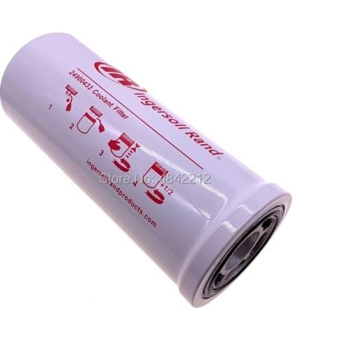 Free shipping 2pcs/lot 24900433 oil filter element fuel oil filter catridge for IR screw air compressor parts