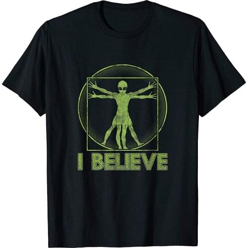I Believe UFO Space Extraterrestrial Alien T-Shirt