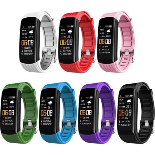K5DB C5 Fitness Tracker Activity Pedometer Tracker Watch with Heart Rate Monitor 1 PC