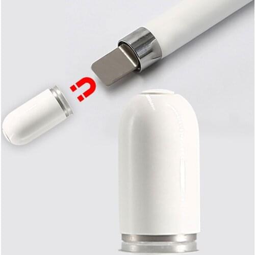 Magnetic Pencil Cap for Apple Pencil Cap Cover Case Replacement Touch Pen Tip Metal Touch Screen Tablets Phone Accessory Holder