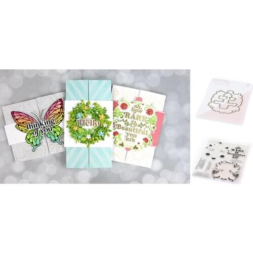 Flowers Beauty Metal Cutting Dies Stamps Stencil Diy Scrapbooking Paper Handmade Album Greeting Card For 2021 New Arrival