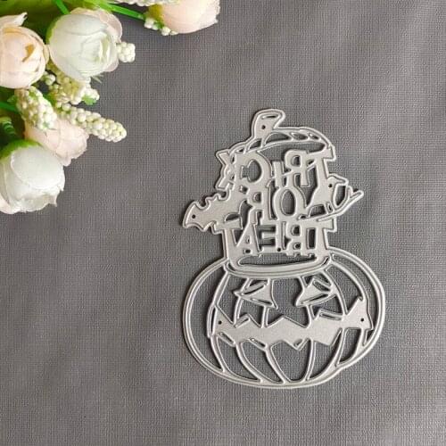 Halloween Pumpkin Metal Cutting Dies Stencil DIY Scrapbooking Album Paper Card Template Mold Embossing Decoration