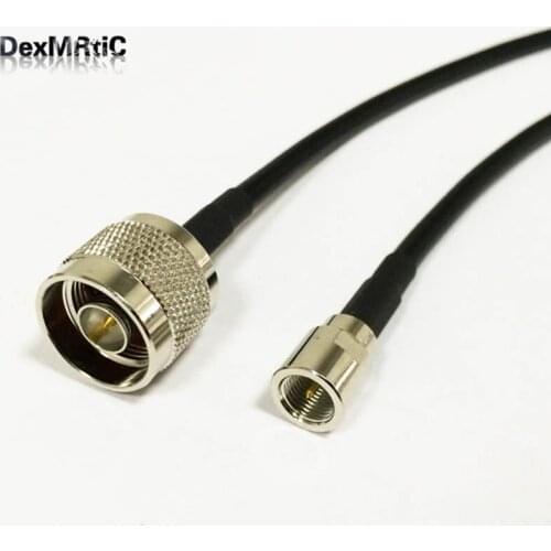 N type male plug to FME male RF Pigtail Cable Adapter RG58 50cm 20inch Wholesale NEW