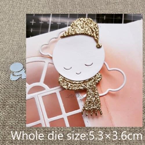 New Design Craft Metal stencil mold Cutting Dies Sleepy moon decoration scrapbook die cuts Album Paper Card Craft Embossing