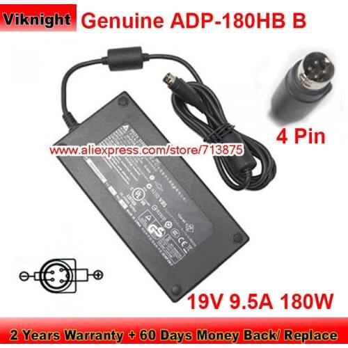 Genuine Delta 180W 19V 9.5A ADP-180HB B AC/DC Adapter Charger Power Supply