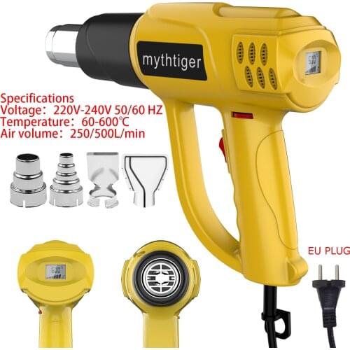 Hot air gun for Shrink wrapping Car Electric Tools plastic solder Heat gun Air dryer for soldering pneumatic gun Thermal blower