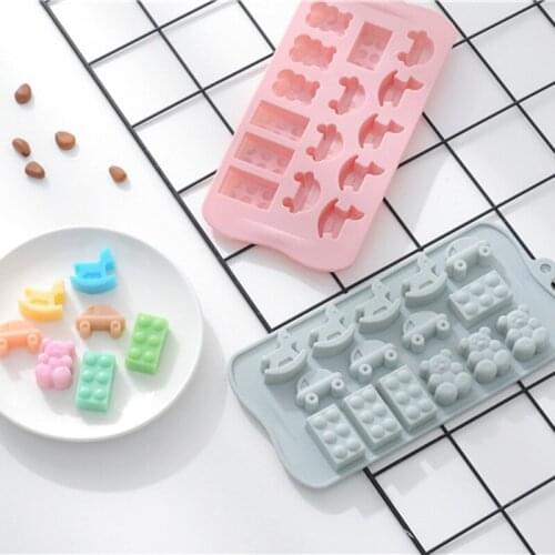 LoveLy Car Chocolate Silicone Molds Birthday Cake Decorating Tools Fondant Moulds DIY Candy Molds Kitchen Accessories For Baking