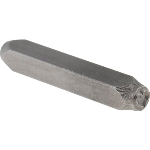 Steel 6mm Heart Punch Tool for Customizing Jewelry Clay Leathers DIY Project
