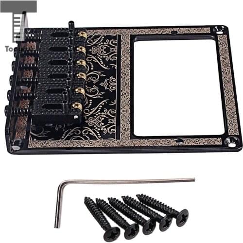 Tooyful Roller Saddle Bridge w/Screw Wrench Humbucker Mount Parts for Telecaster Electric Guitar
