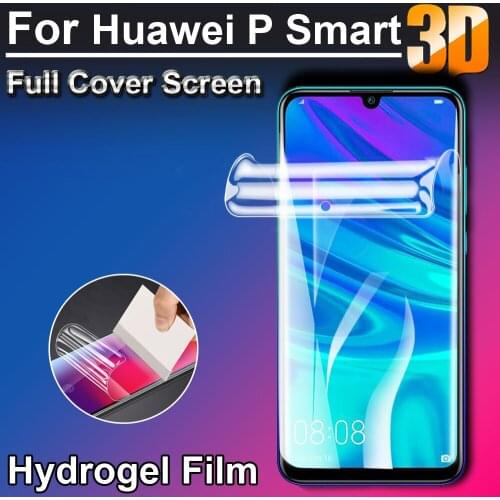 Ultra Clear Soft Anti-Scratch Full Screen Protectors for Huawei P Smart 2019 2020 2021 P Smart Z Plus Hydrogel Film(Not glass)