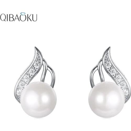 Womens Pearl Earrings Crystals Beautiful Designer Hanging Drop Wedding Earrings 925 Silver Jewelry Catkins With Pearls