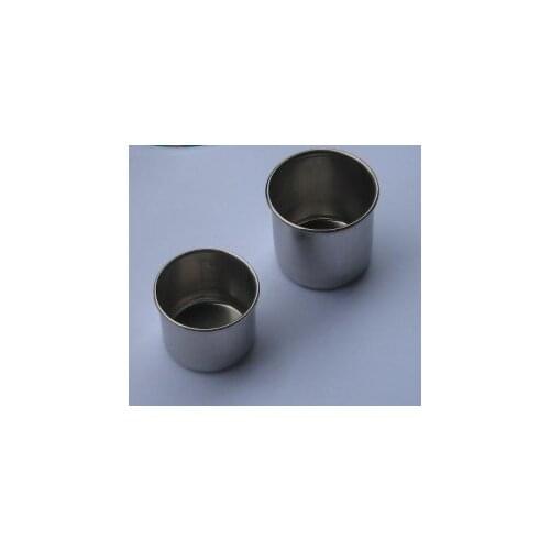 10pcs Stainless steel cup small cup measuring cup belt komagome medicine cup 40ml medical healthcare hospital